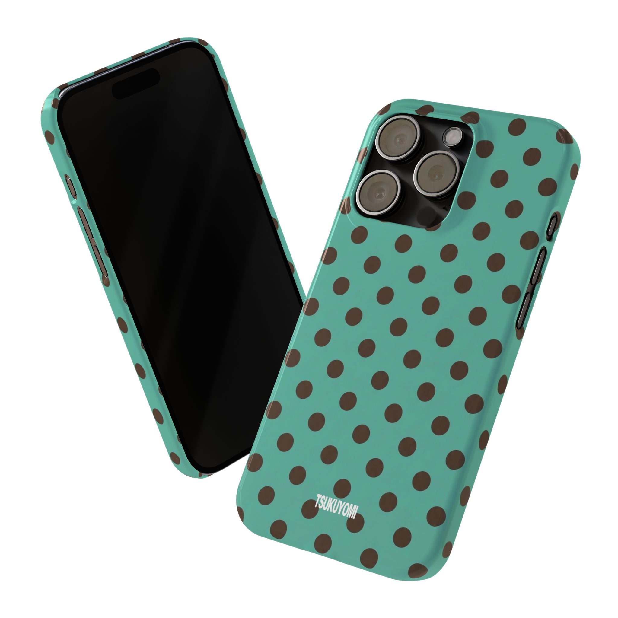 Palm Espresso Polka Dot Phone Case