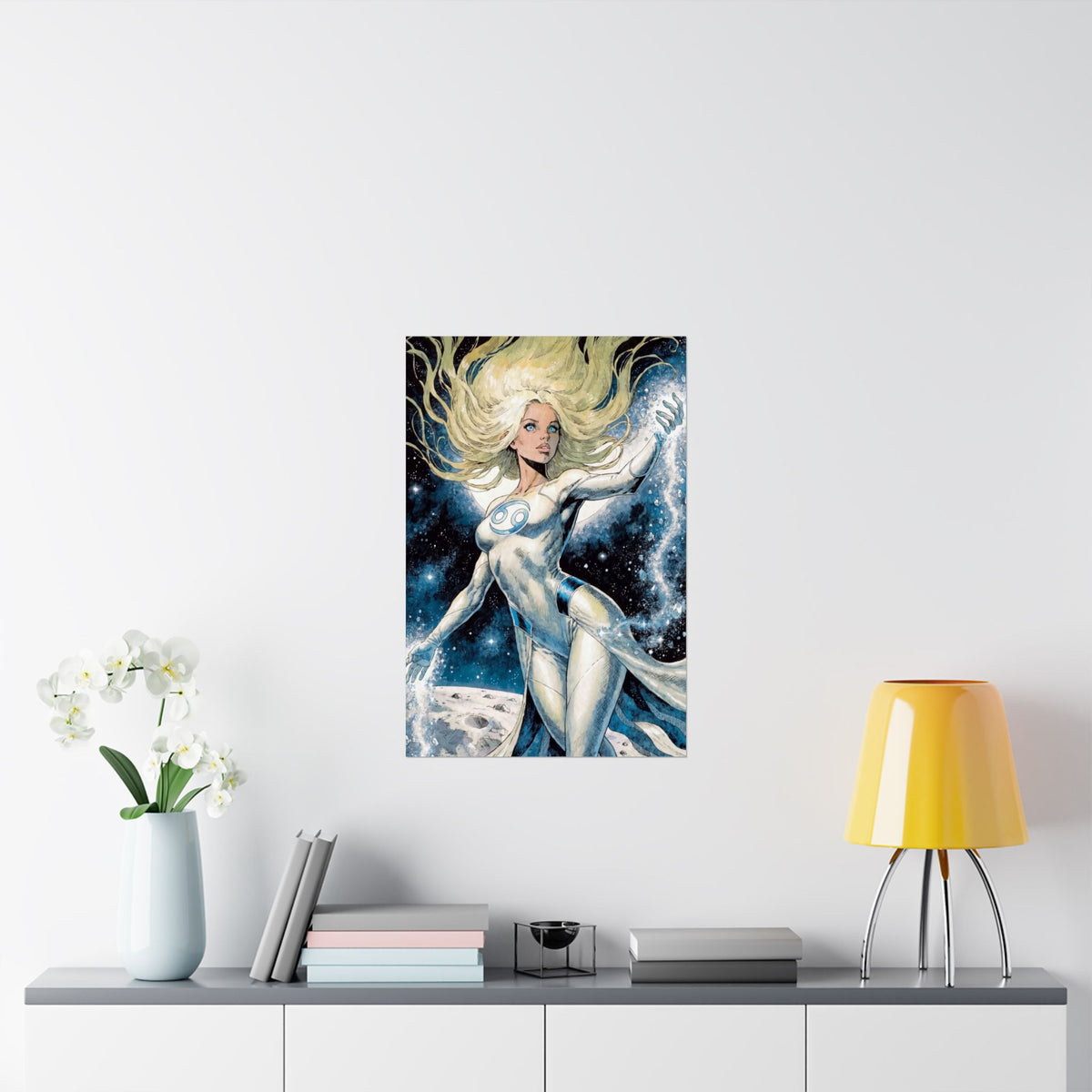 Cancer Superhero Art Print