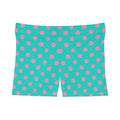 Lagoon Bloom Polka Dot Mini Shorts