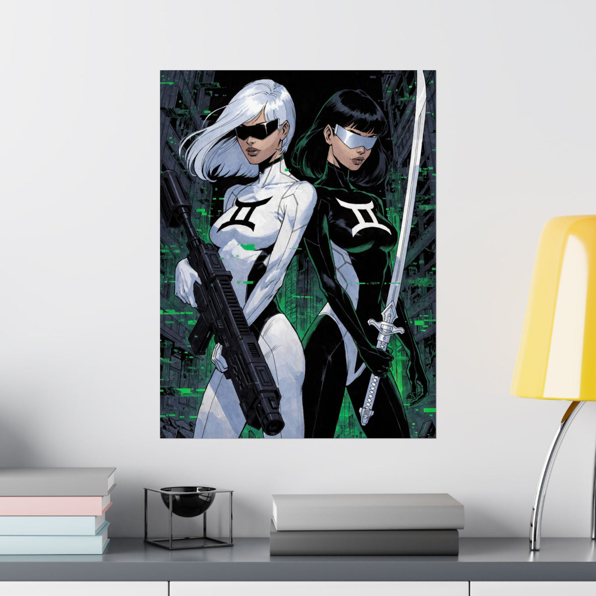 Gemini Superhero Art Print