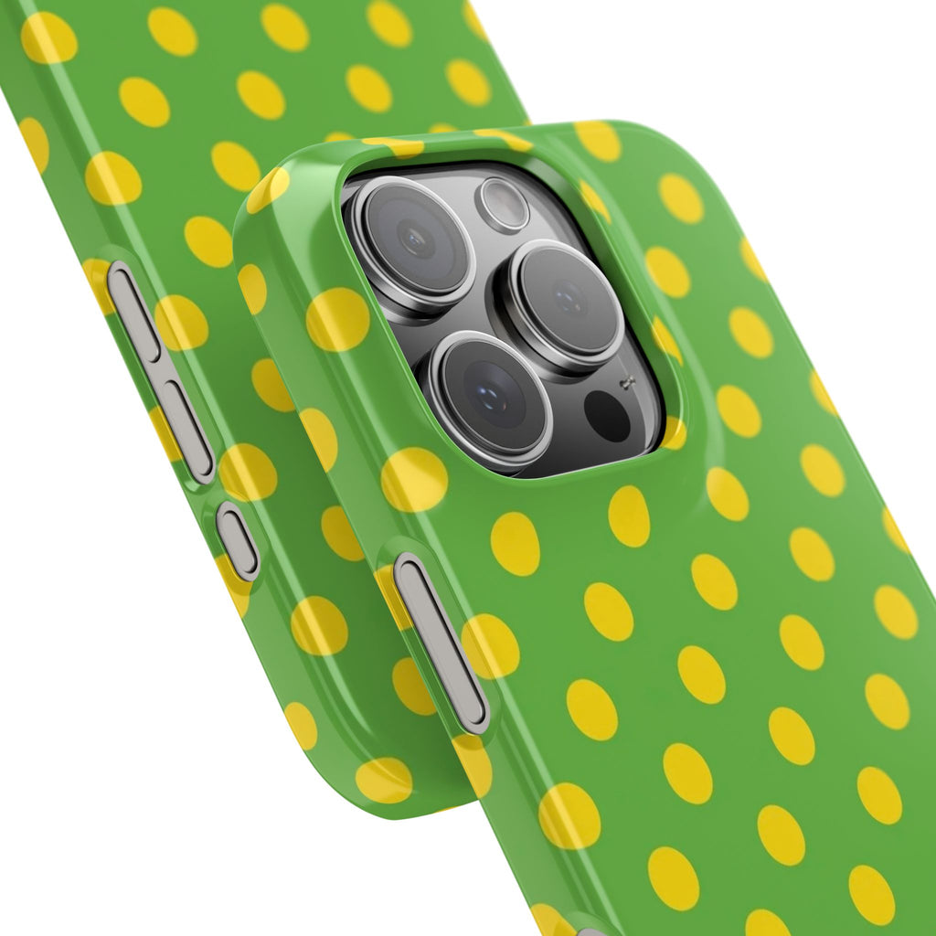 Lemon Belle Polka Dot Phone Case