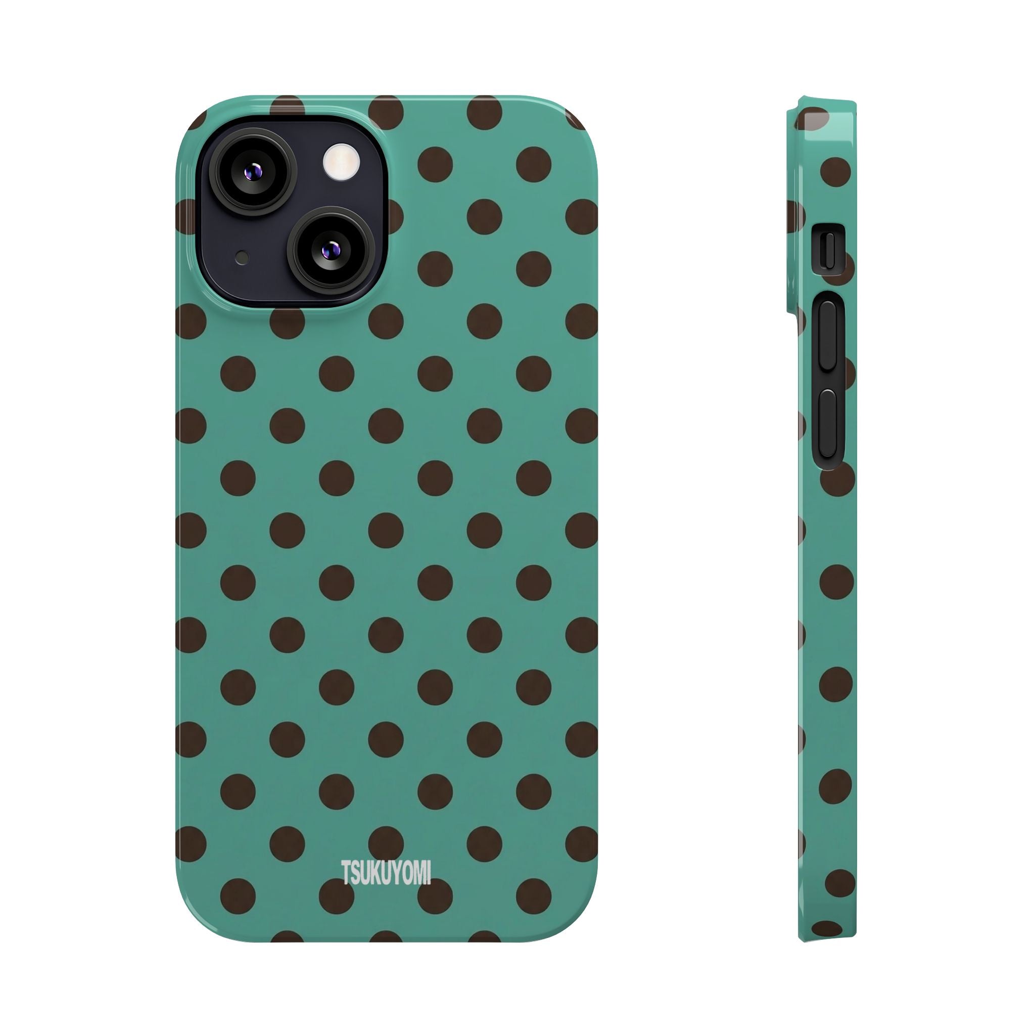 Palm Espresso Polka Dot Phone Case
