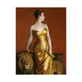Leo Zodiac Art Print - Madame X Reimagined - Vertical Poster