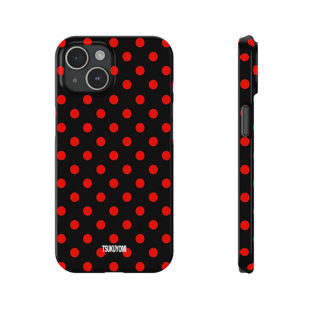 Black Widow Polka Dot Phone Case