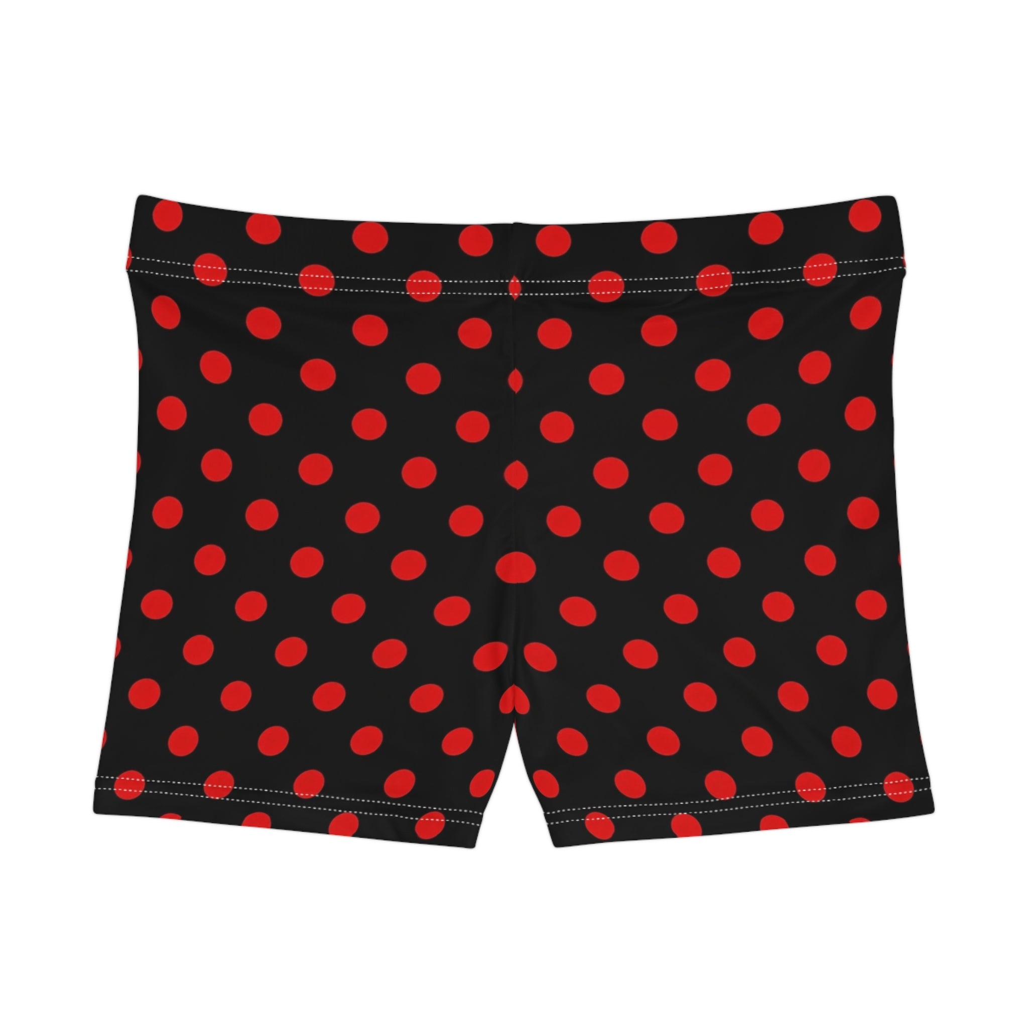 Black Widow Polka Dot Mini Shorts