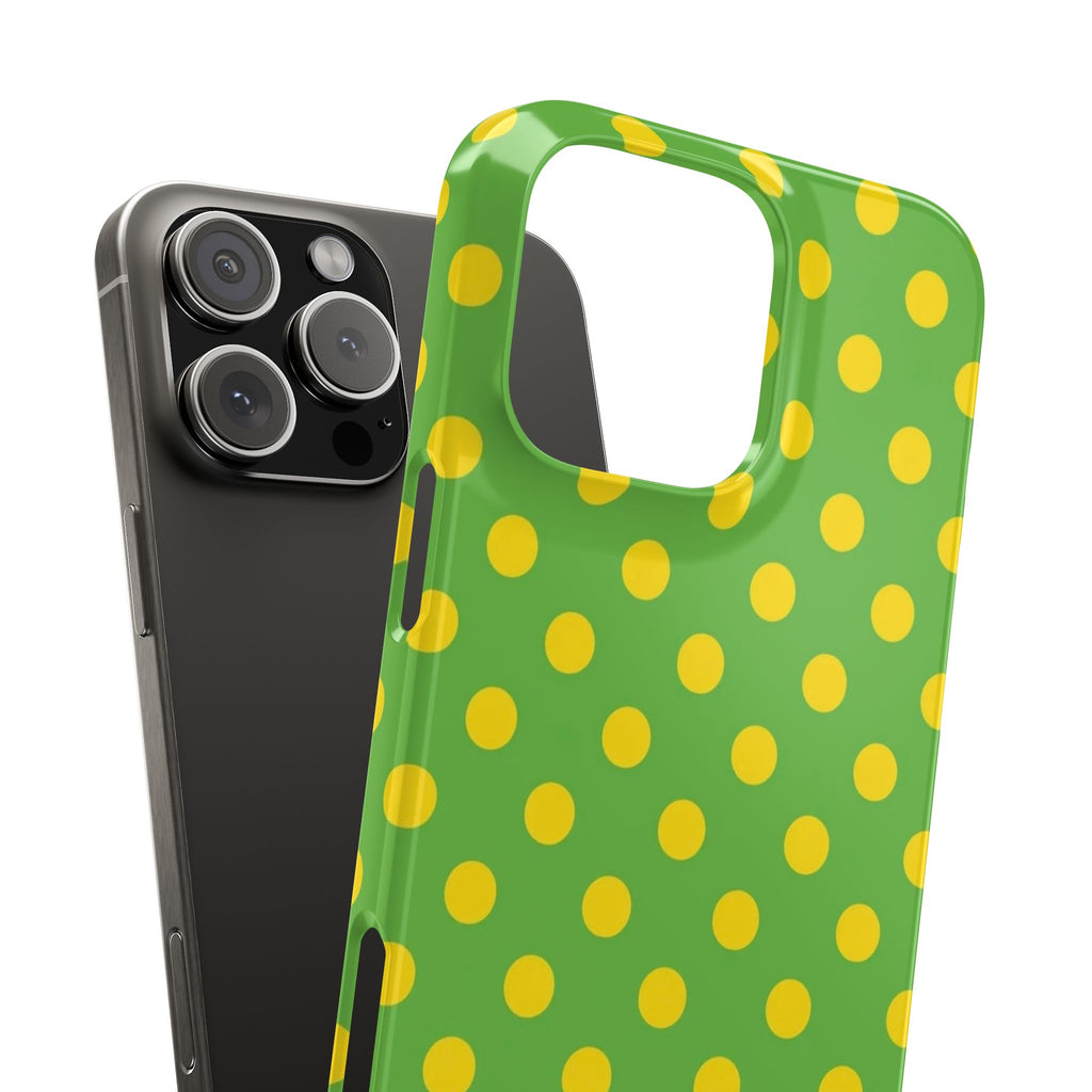 Lemon Belle Polka Dot Phone Case