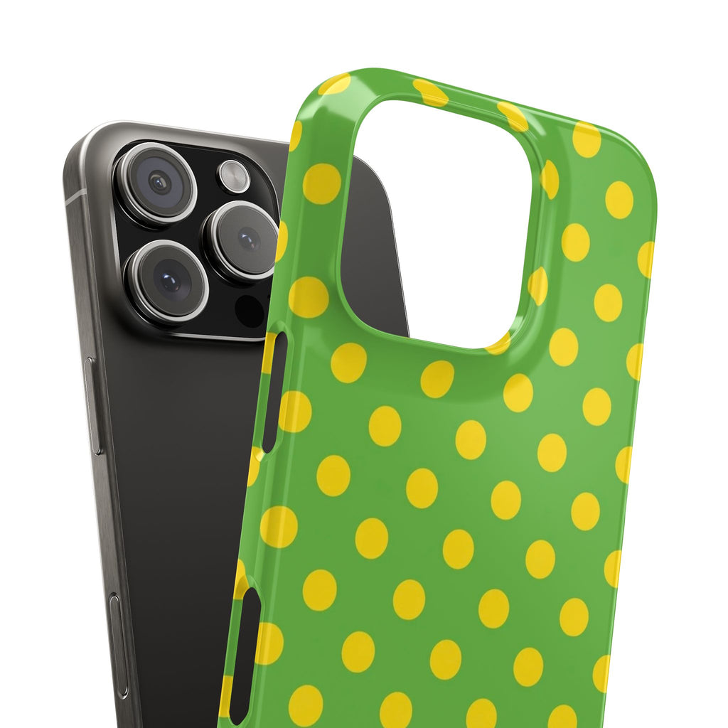Lemon Belle Polka Dot Phone Case