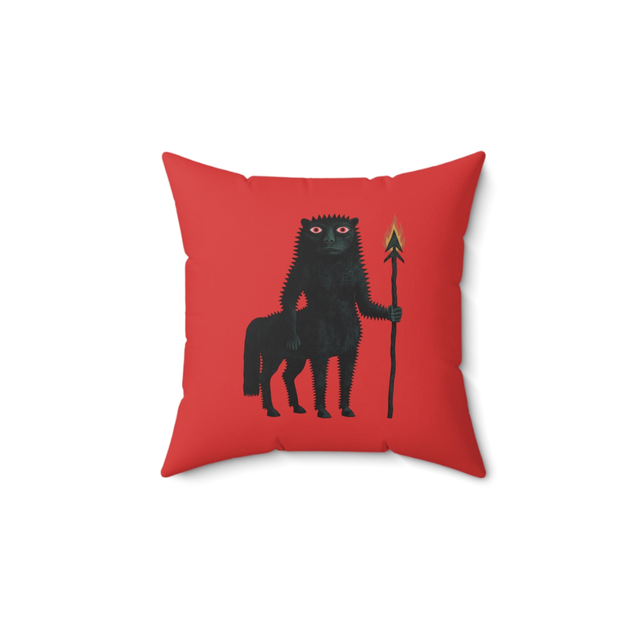 Sagittarius Gothic Pillow | Faux Suede Square Pillow