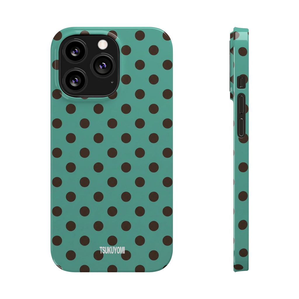 Palm Espresso Polka Dot Phone Case