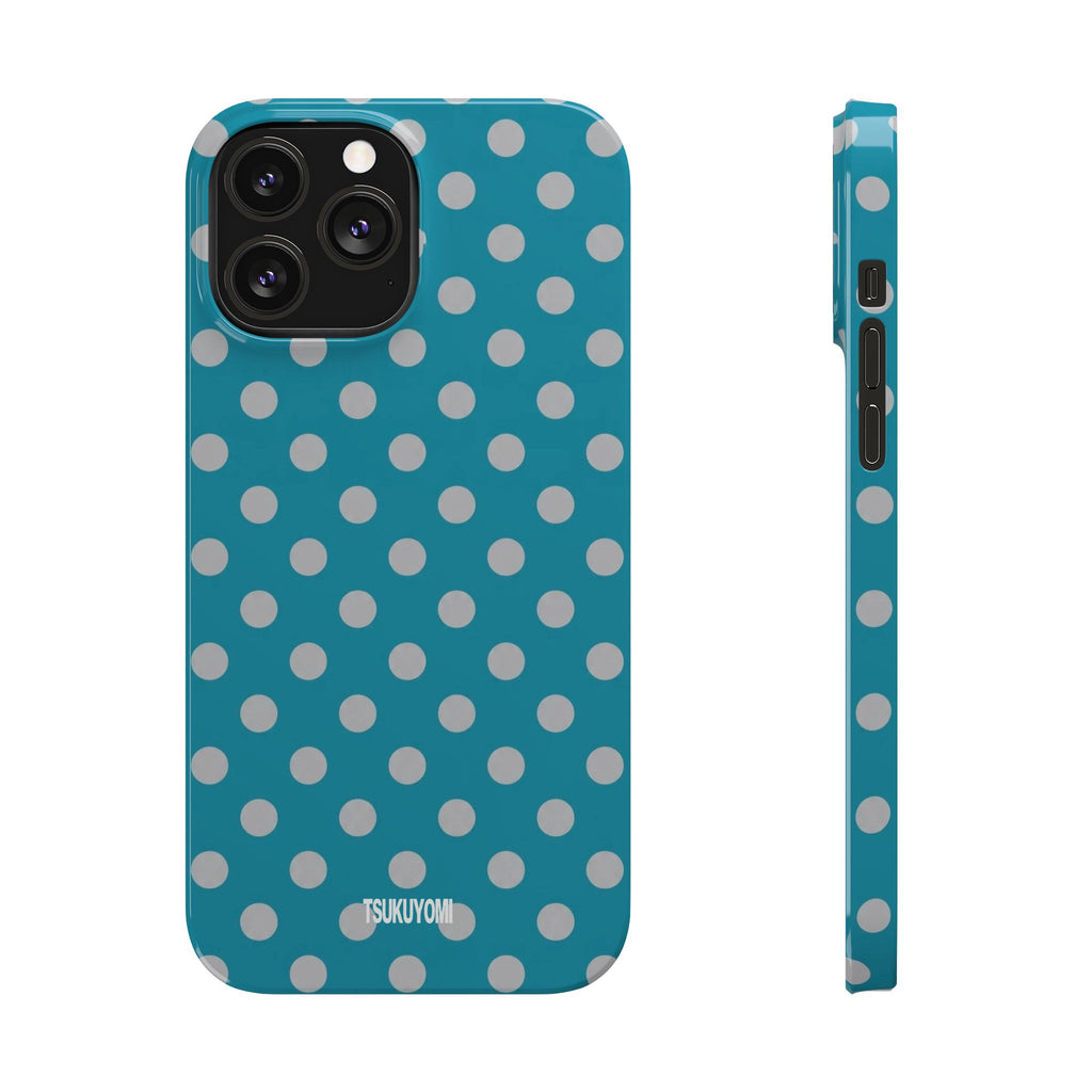 Blue Grotto Polka Dot Phone Case