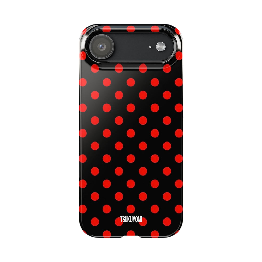 Black Widow Polka Dot Phone Case