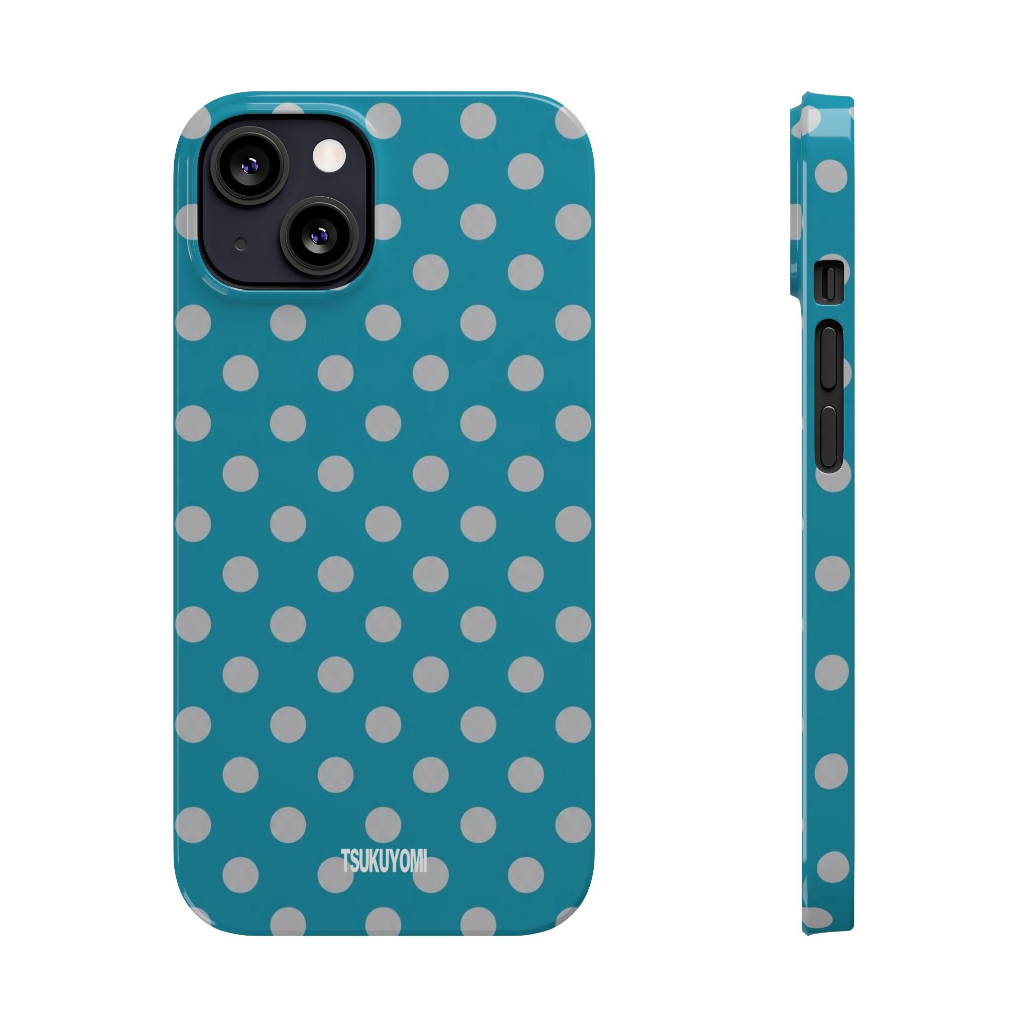 Blue Grotto Polka Dot Phone Case
