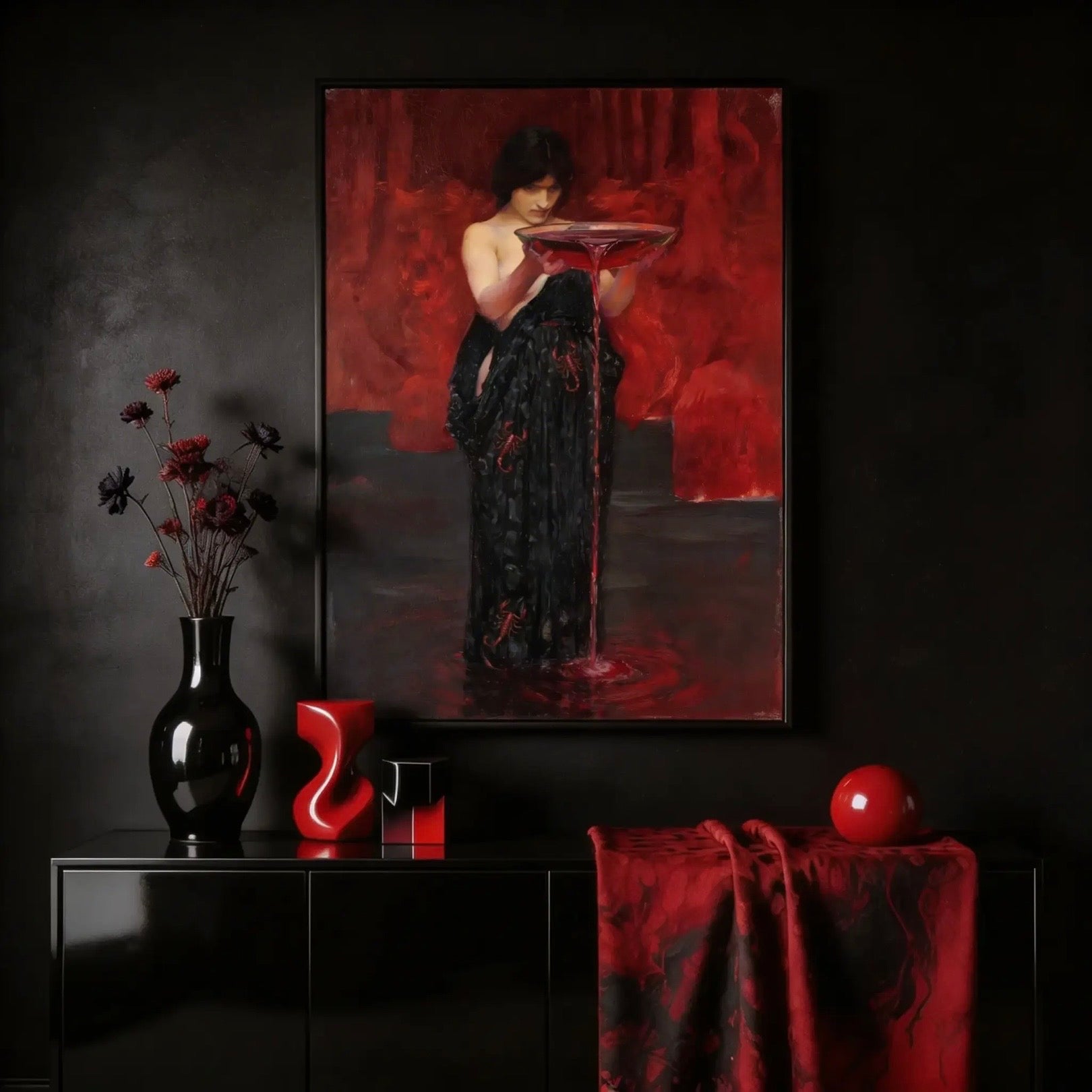 Scorpio Zodiac Art Print - Circe Invidiosa - Vertical Poster