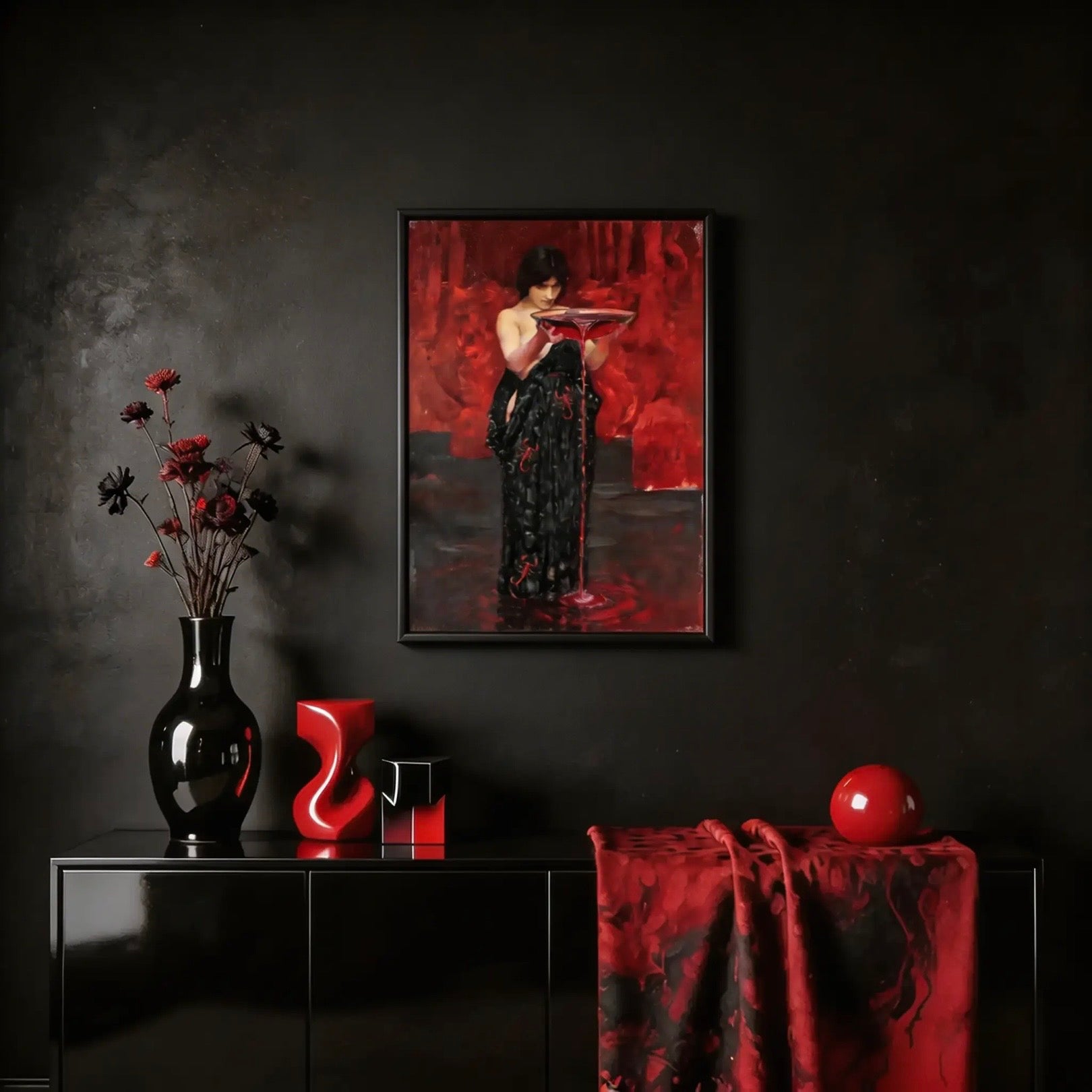 Scorpio Zodiac Art Print - Circe Invidiosa - Vertical Poster