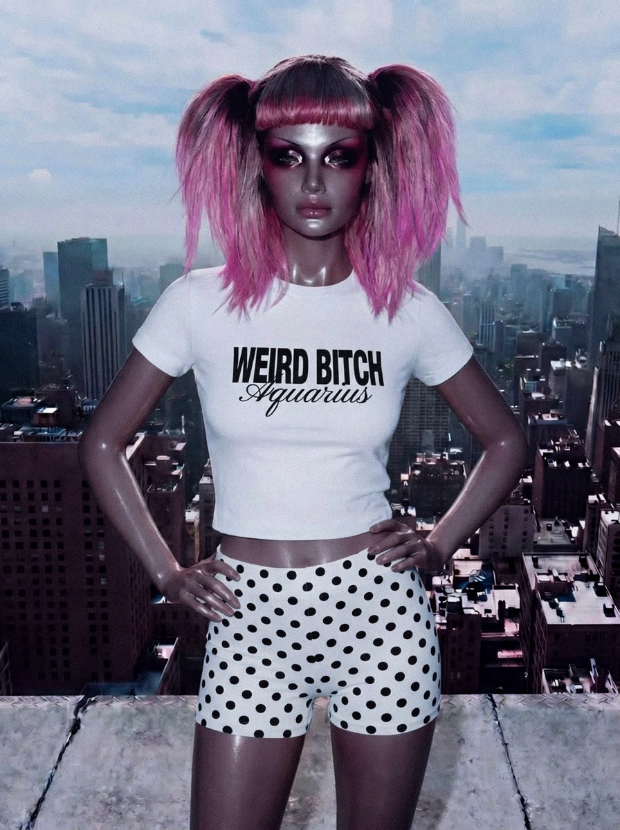 Weird Aquarius Baby Tee