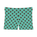 Palm Espresso Polka Dot Mini Shorts