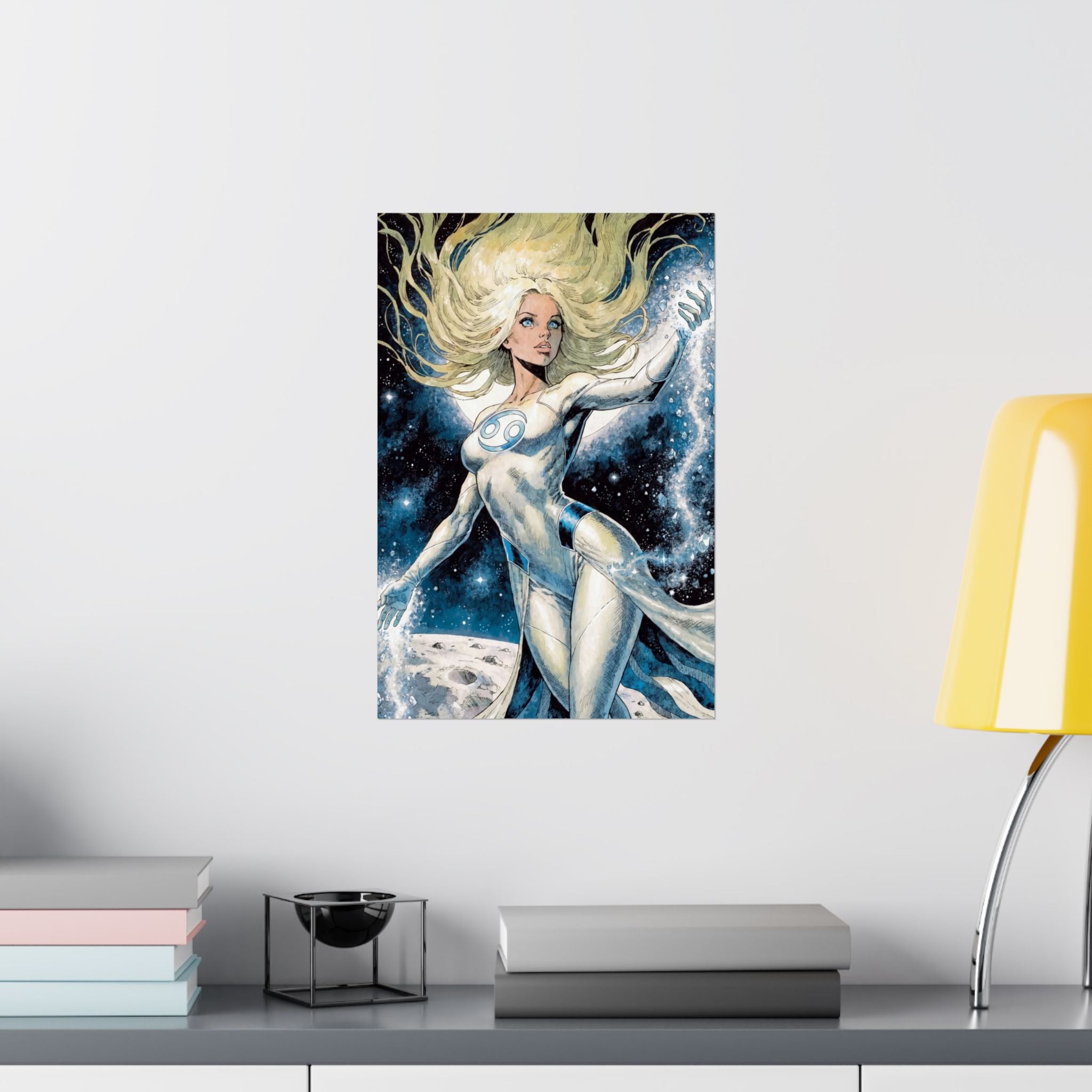 Cancer Superhero Art Print