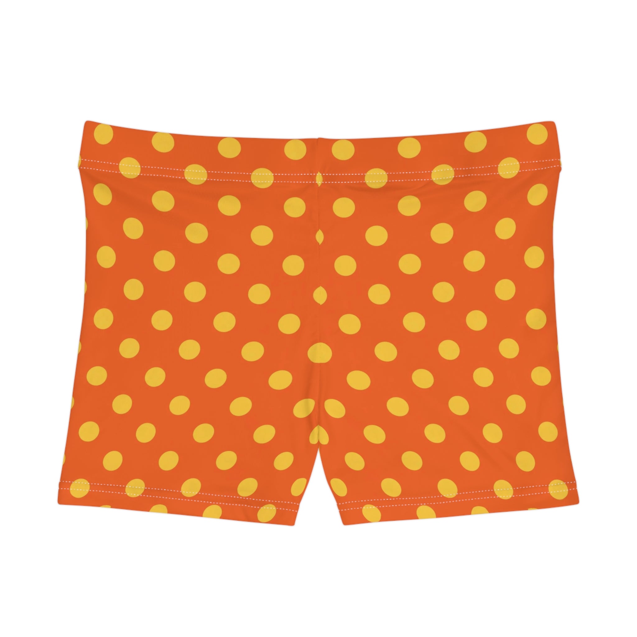 Peach Bonbon Polka Dot Mini Shorts