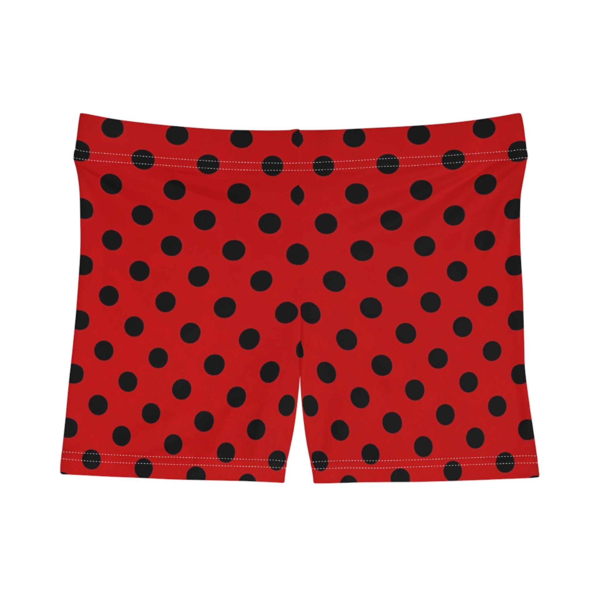 Ladybug Polka Dot Mini Shorts