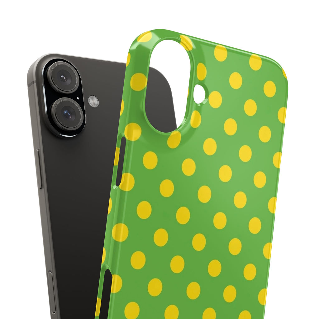 Lemon Belle Polka Dot Phone Case