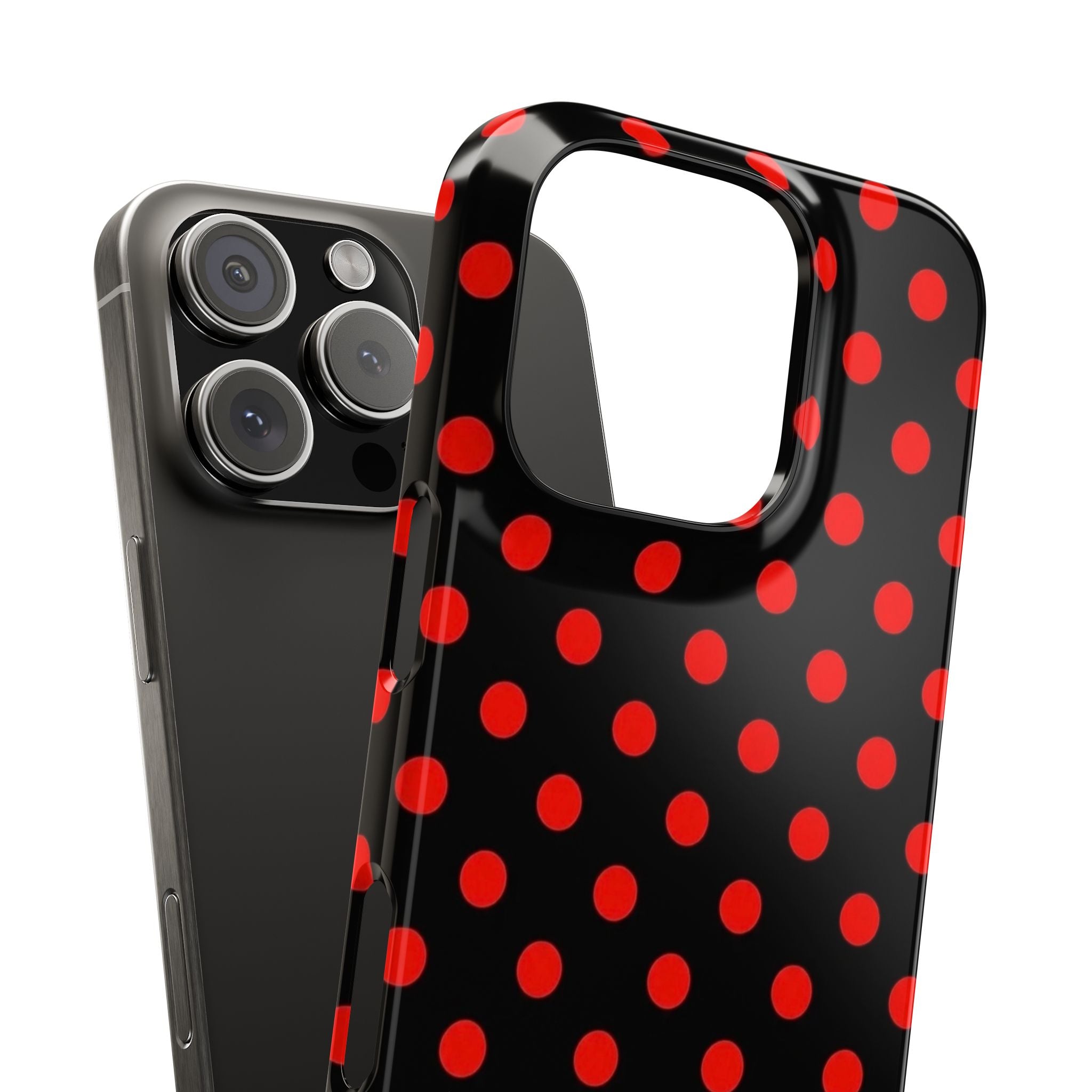 Black Widow Polka Dot Phone Case