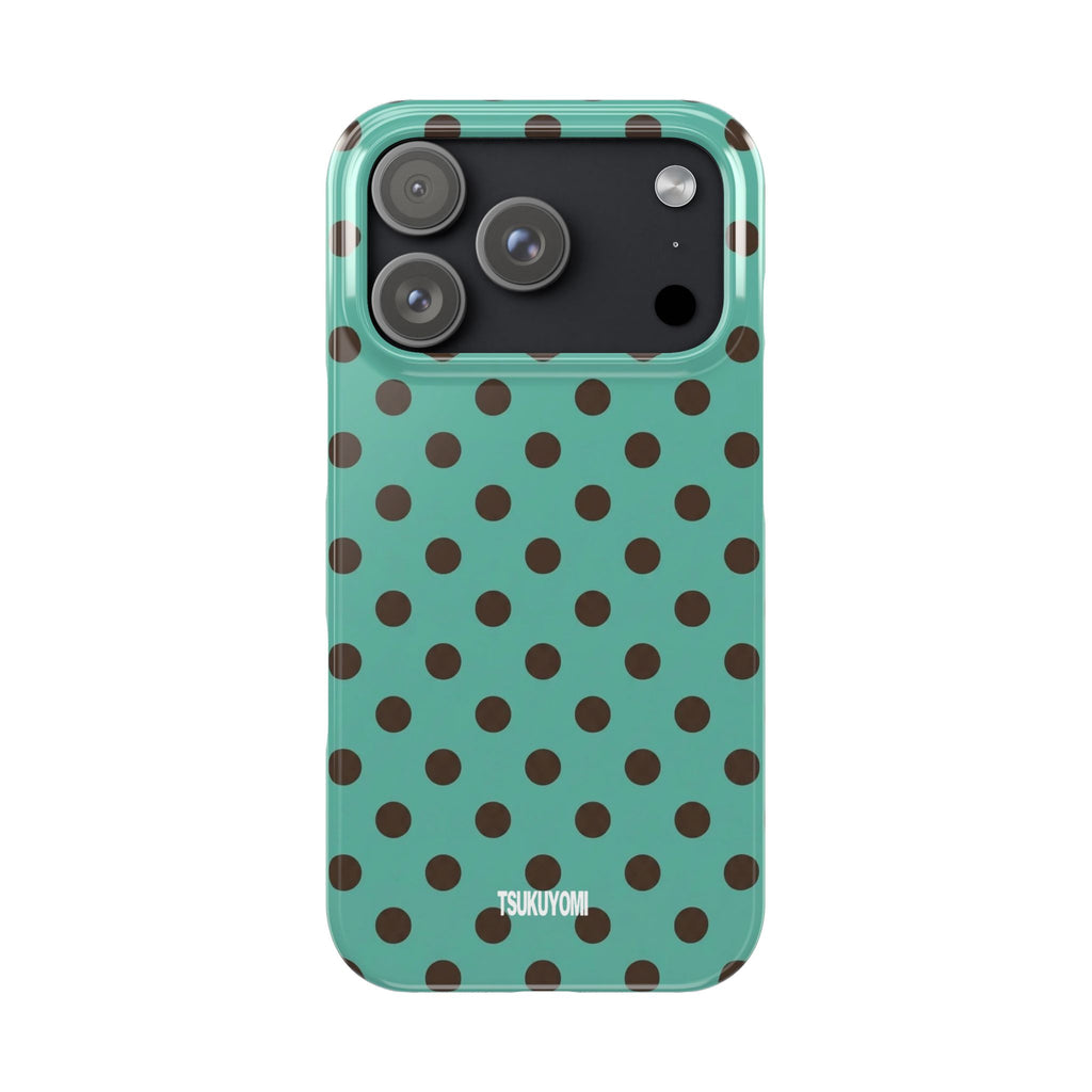 Palm Espresso Polka Dot Phone Case