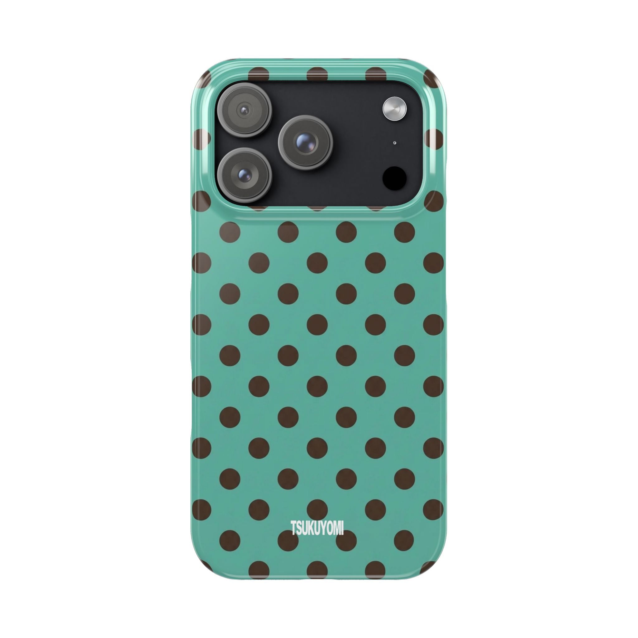 Palm Espresso Polka Dot Phone Case
