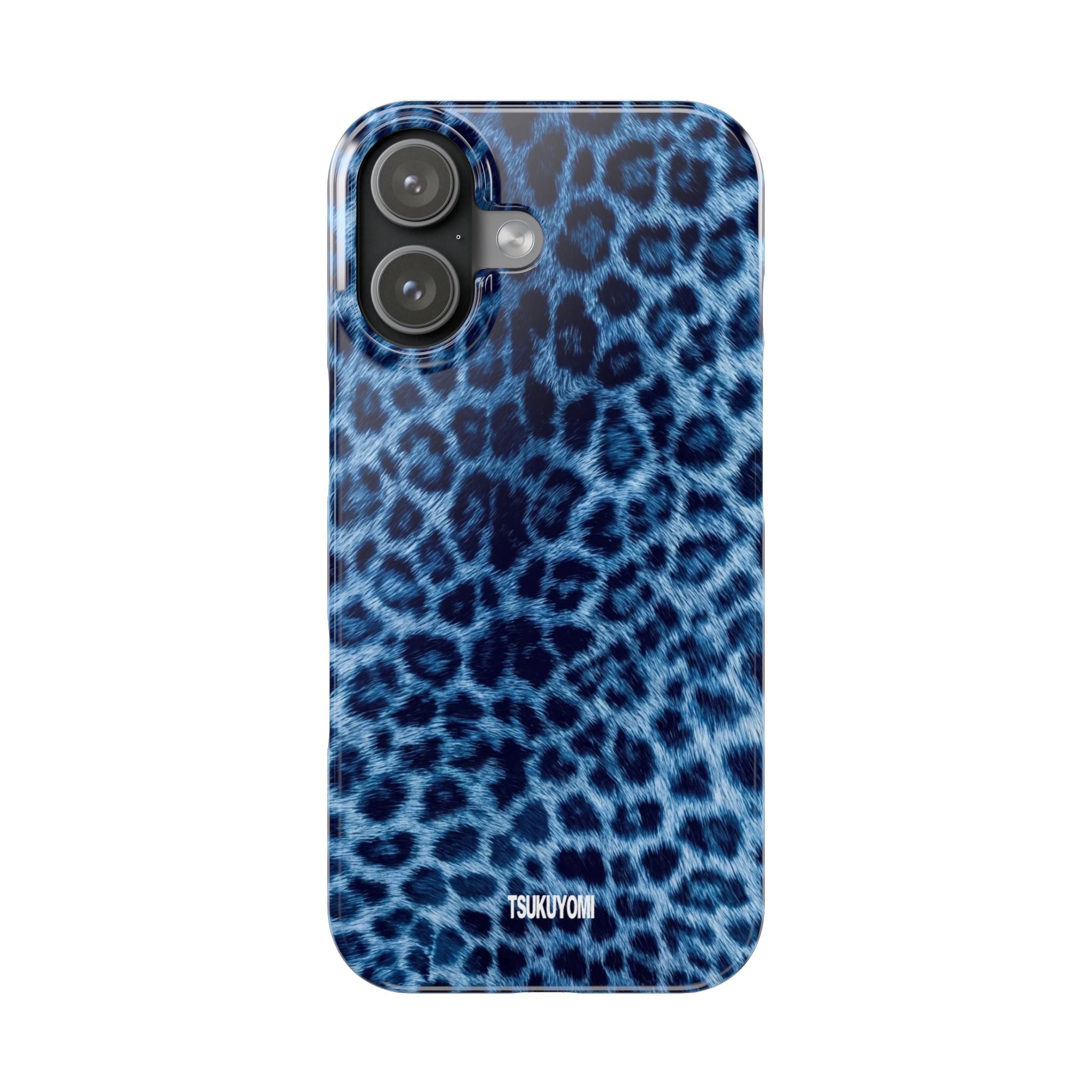 Blue Leopard Phone Case