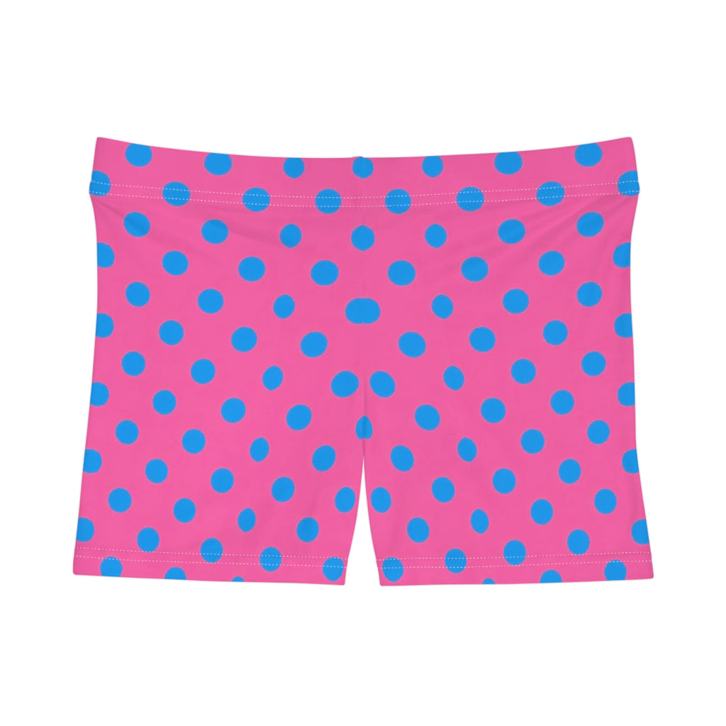 Cabana Club Pink Polka Dot Mini Shorts