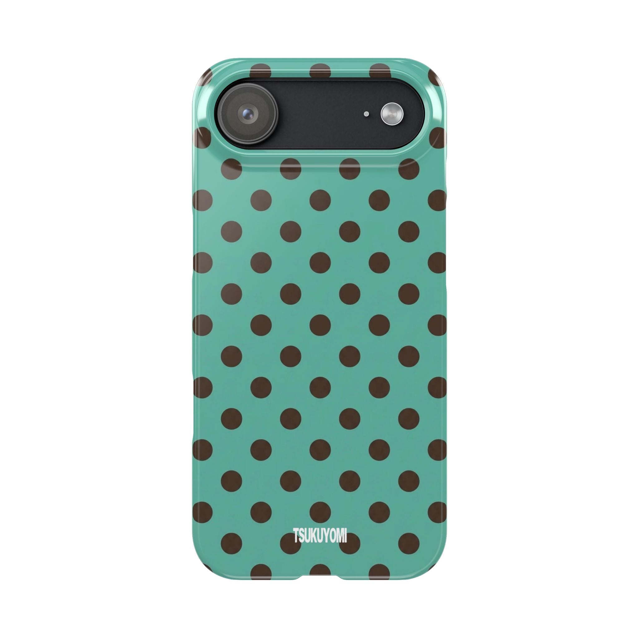 Palm Espresso Polka Dot Phone Case