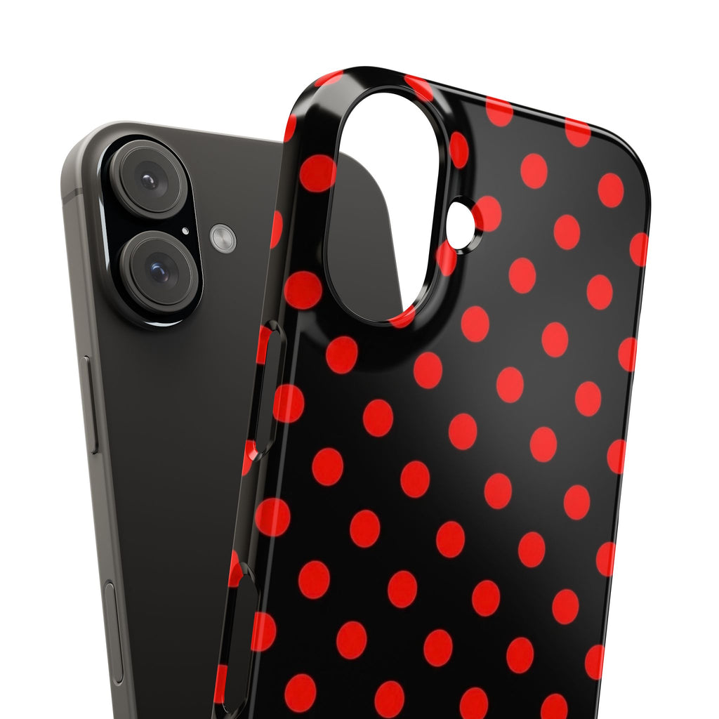 Black Widow Polka Dot Phone Case