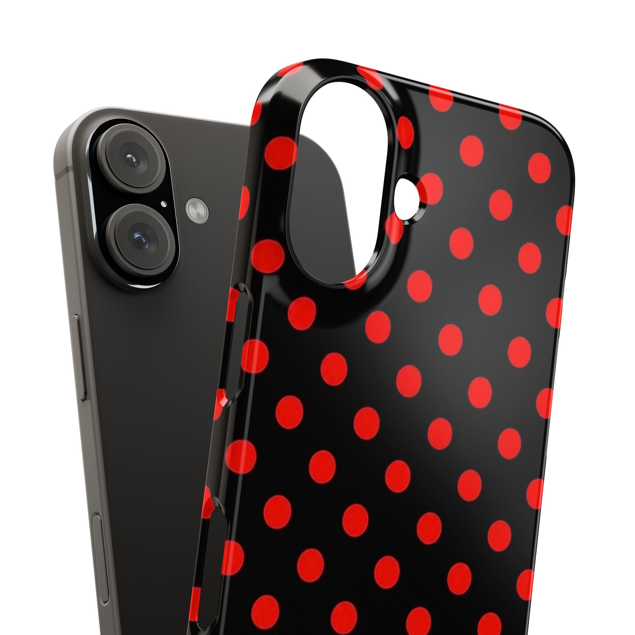 Black Widow Polka Dot Phone Case