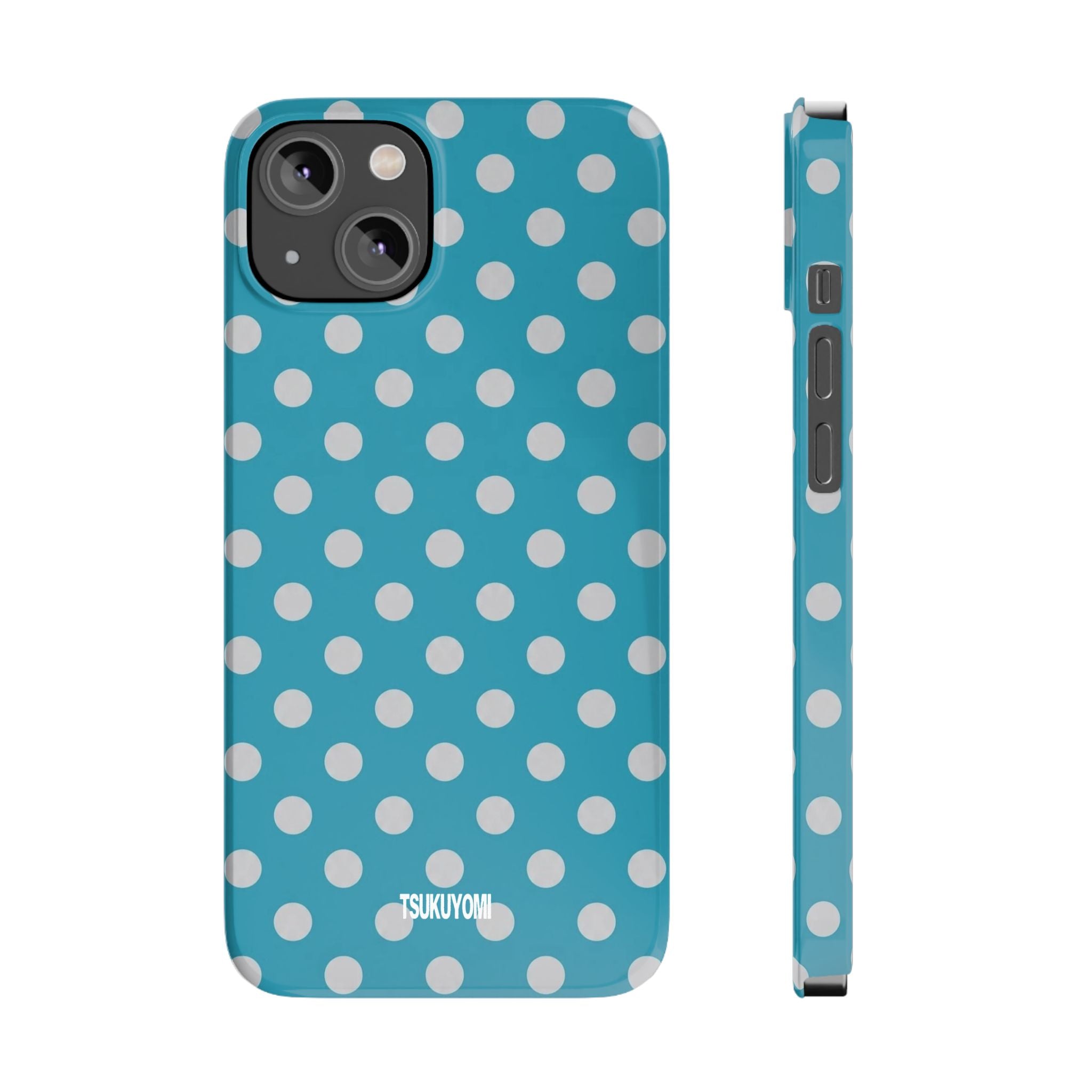 Blue Grotto Polka Dot Phone Case