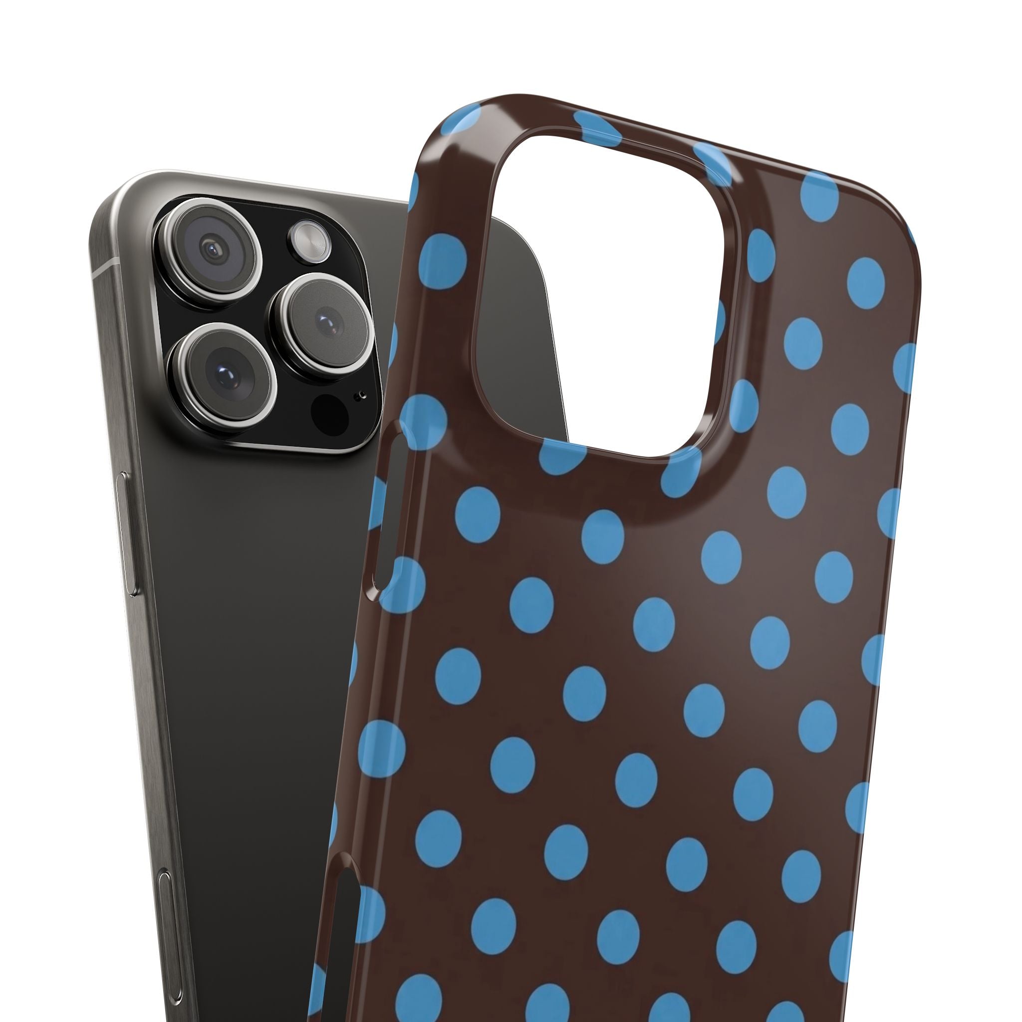 Sea Cocoa Polka Dot Phone Case