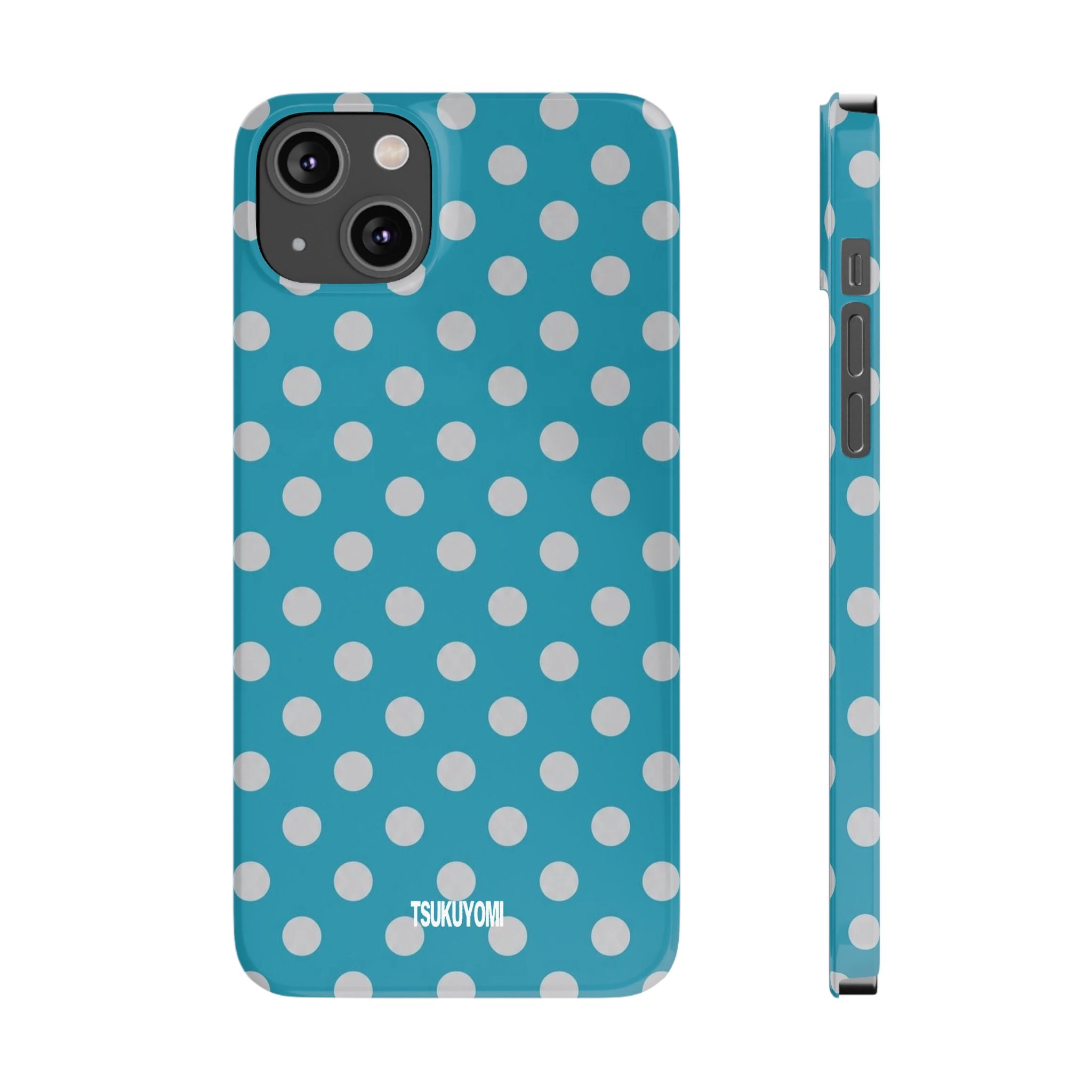 Blue Grotto Polka Dot Phone Case
