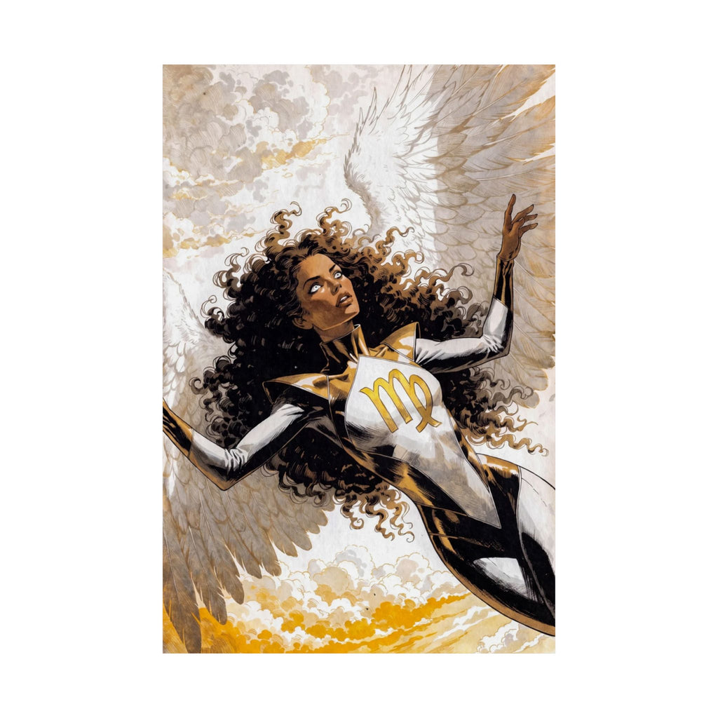 Virgo Superhero Art Print