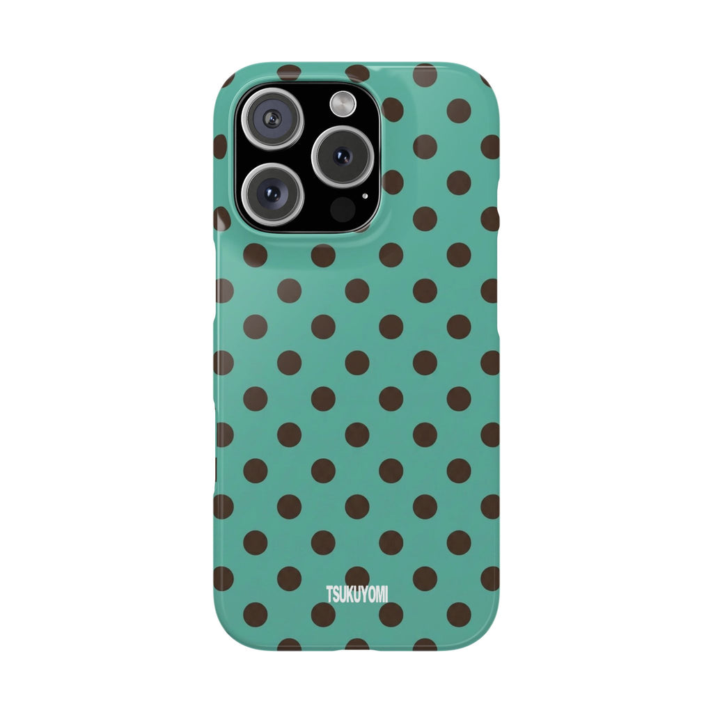Palm Espresso Polka Dot Phone Case