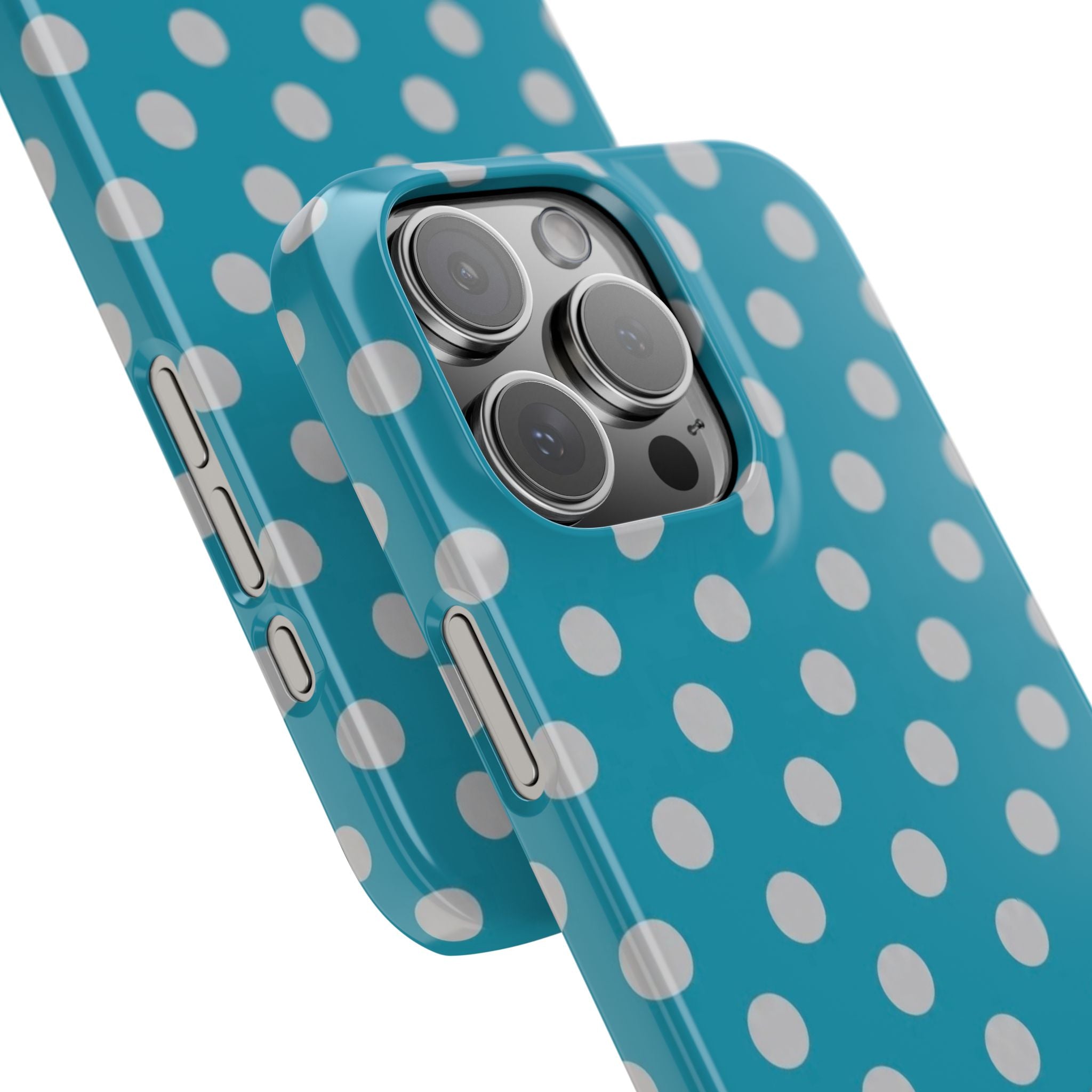 Blue Grotto Polka Dot Phone Case
