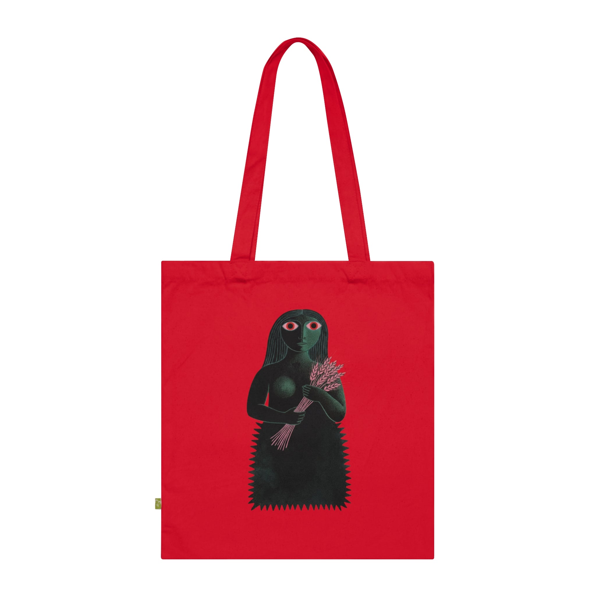 Virgo Harvest Maiden - Gothic Organic Cotton Tote Bag