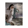 Aquarius Zodiac Art Print - Sappho Reimagined - Vertical Poster