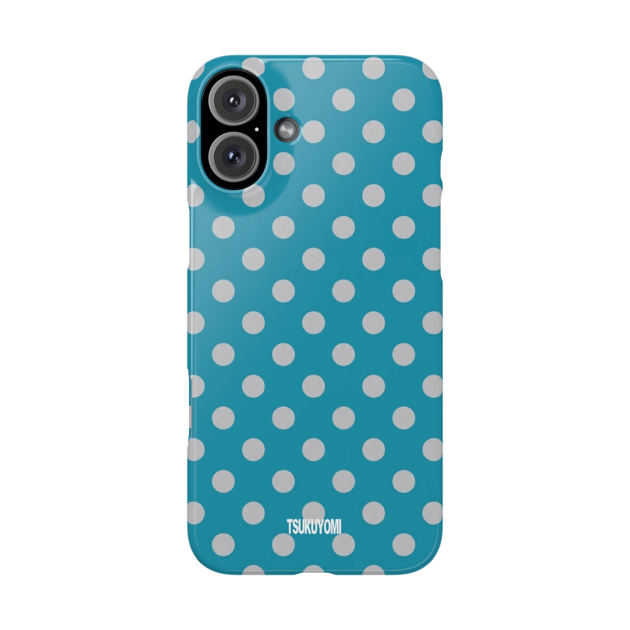 Blue Grotto Polka Dot Phone Case