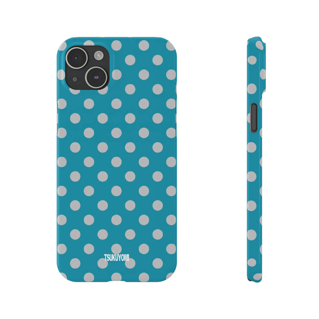 Blue Grotto Polka Dot Phone Case