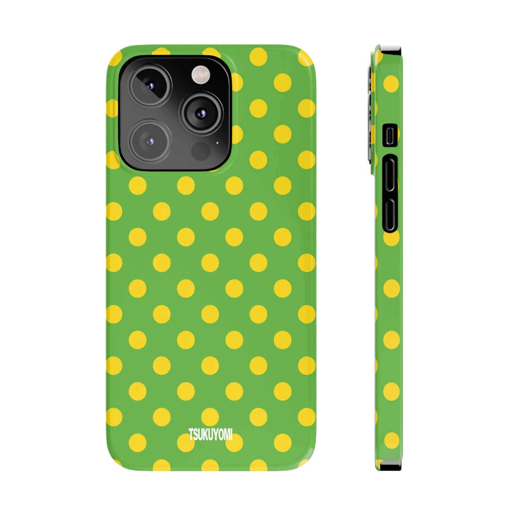 Lemon Belle Polka Dot Phone Case