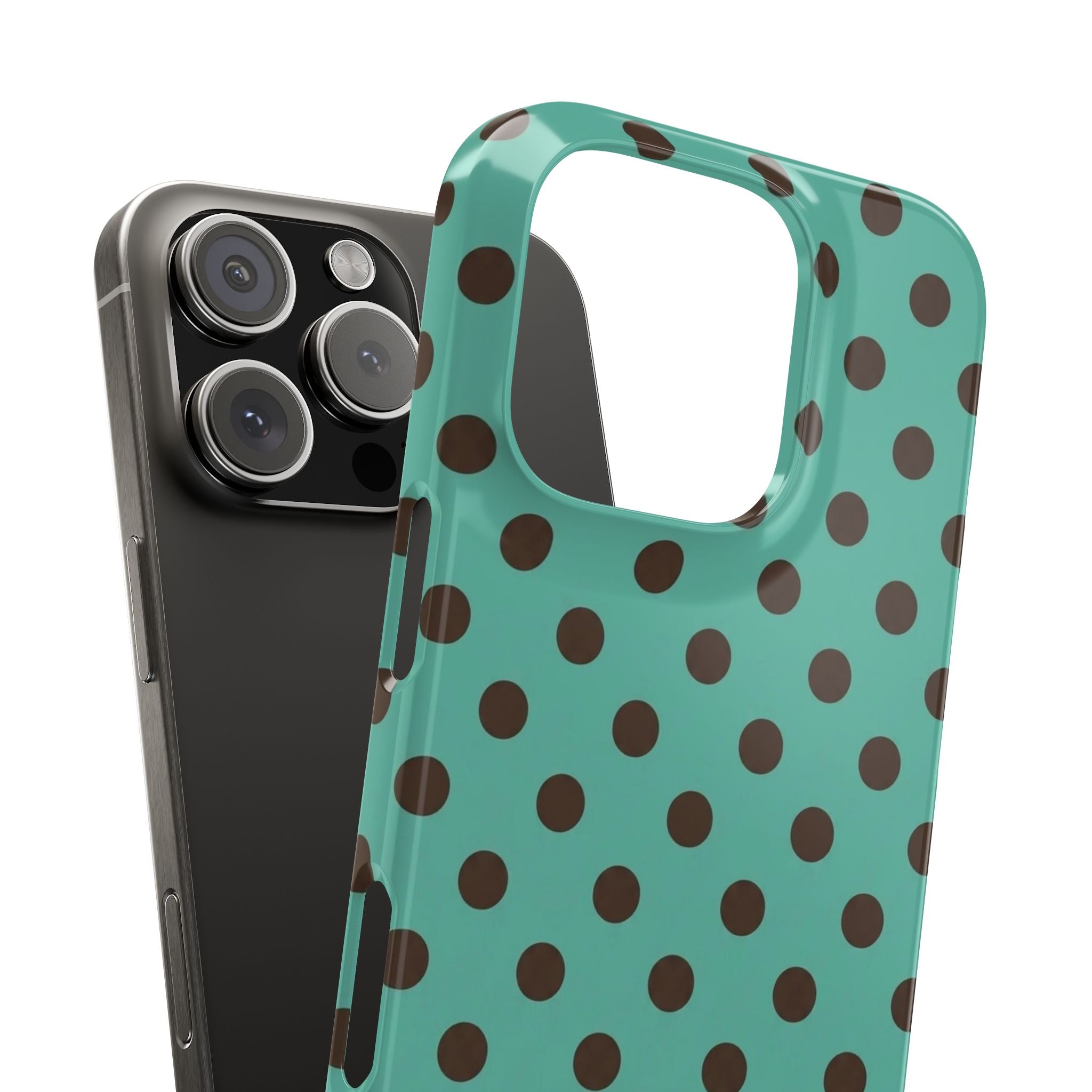 Palm Espresso Polka Dot Phone Case