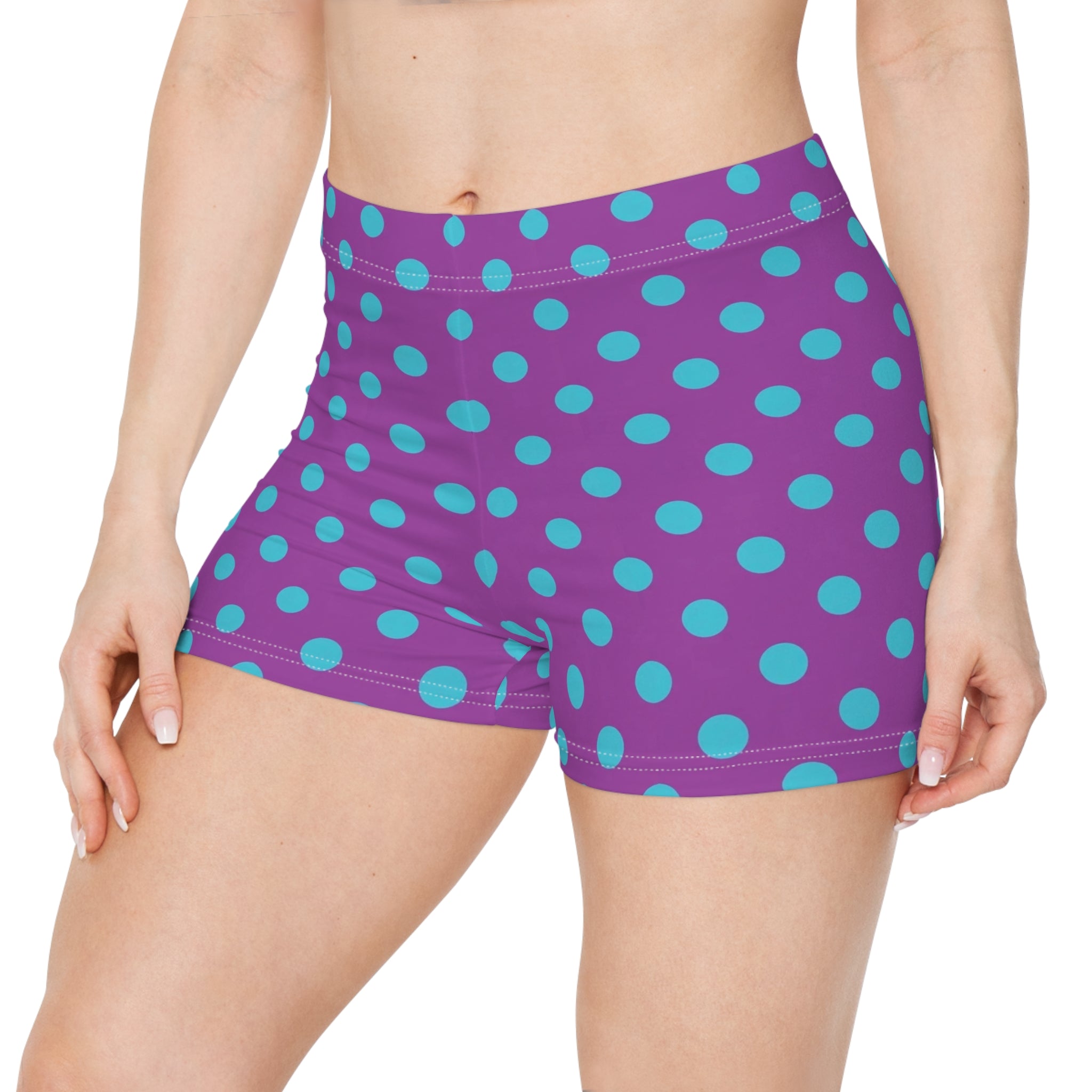 Mermaid Morning Polka Dot Mini Shorts