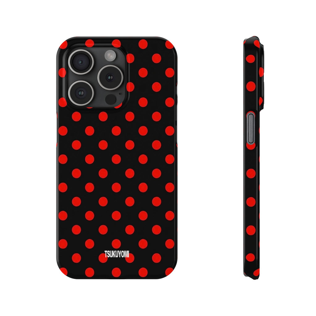 Black Widow Polka Dot Phone Case