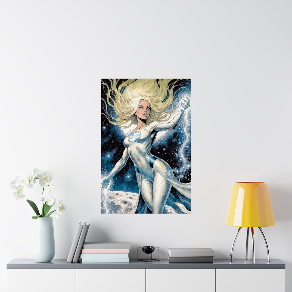 Cancer Superhero Art Print