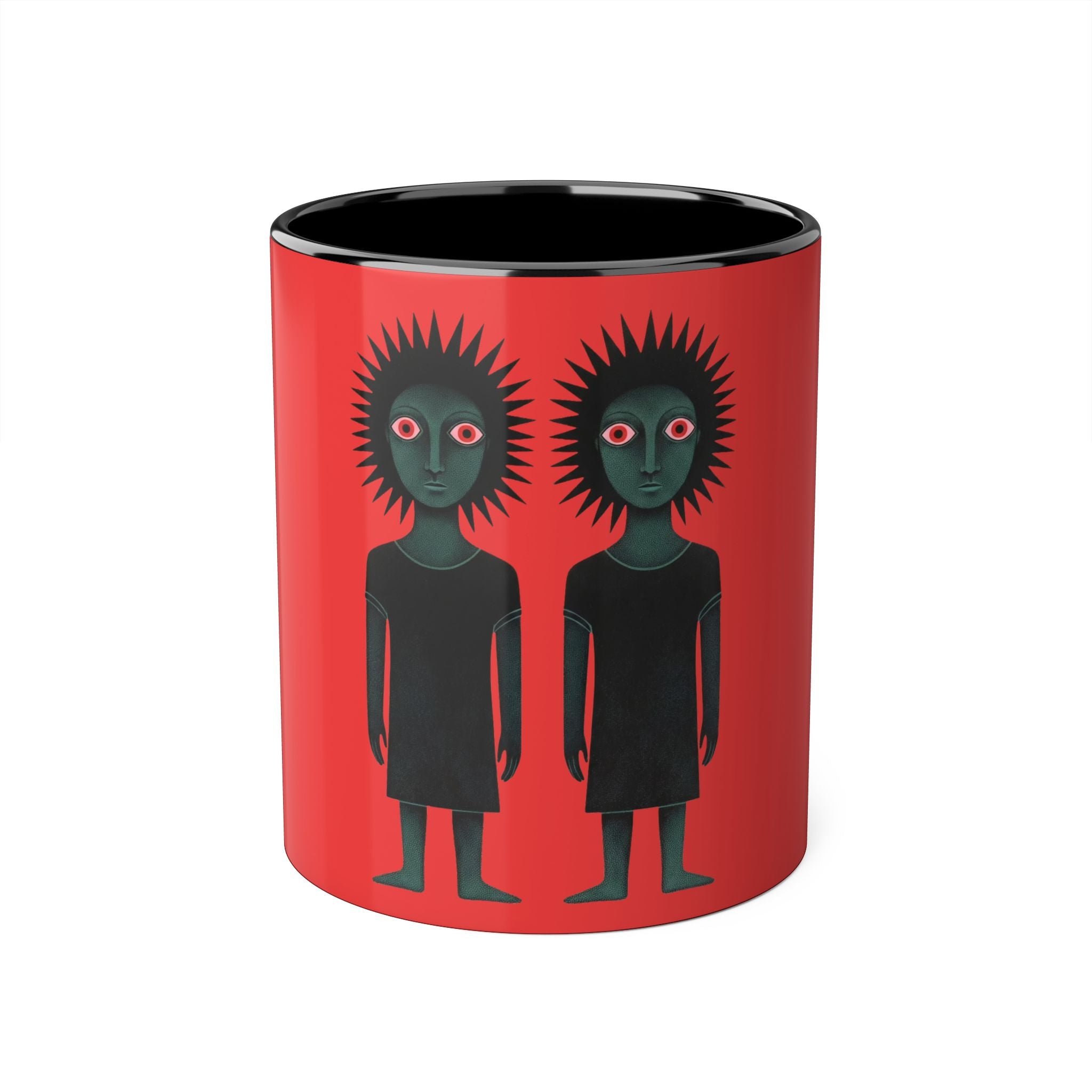 Gemini Zodiac Sign Illustrated Mug | Astrology 11oz Coffee Mug | Horoscope Art Mug