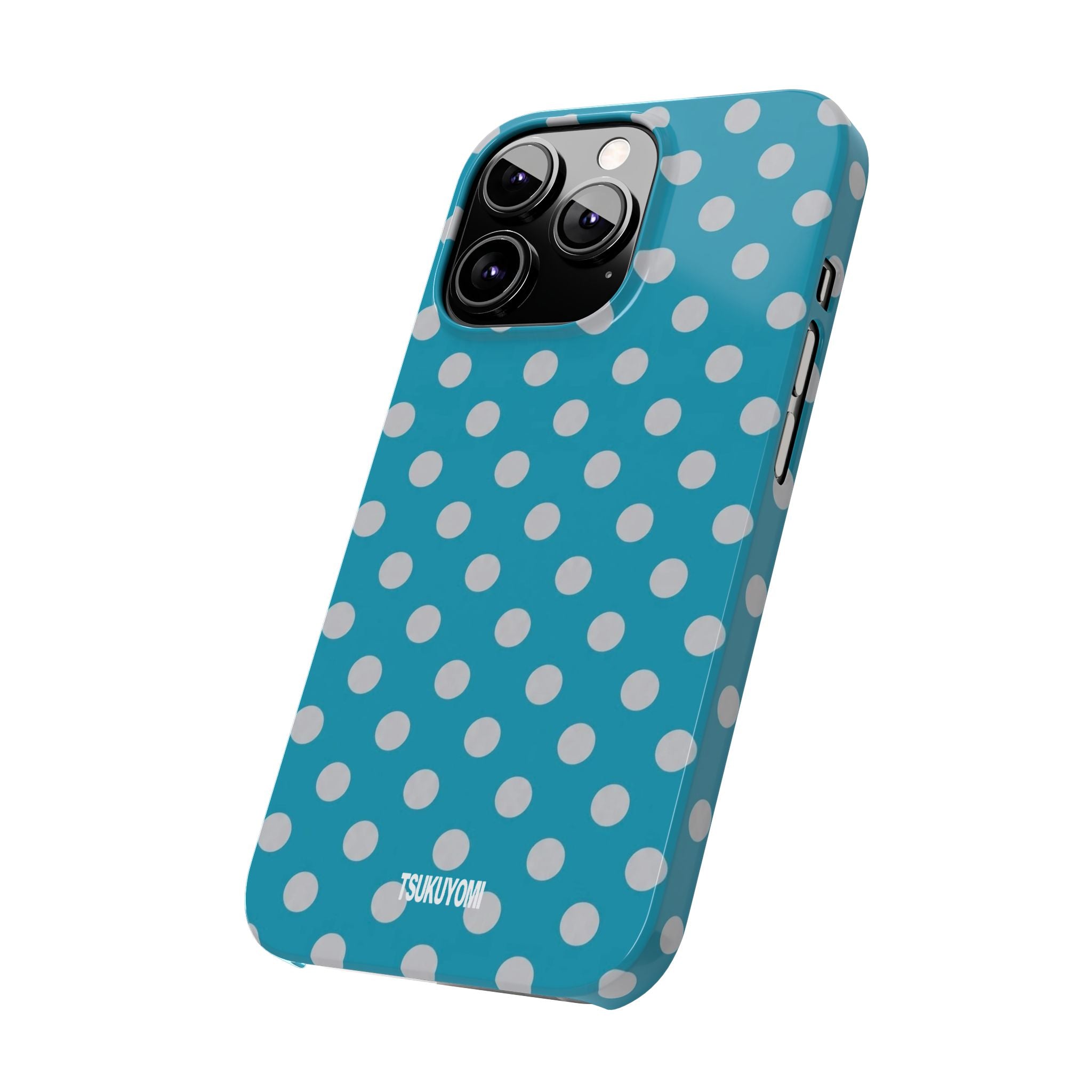 Blue Grotto Polka Dot Phone Case
