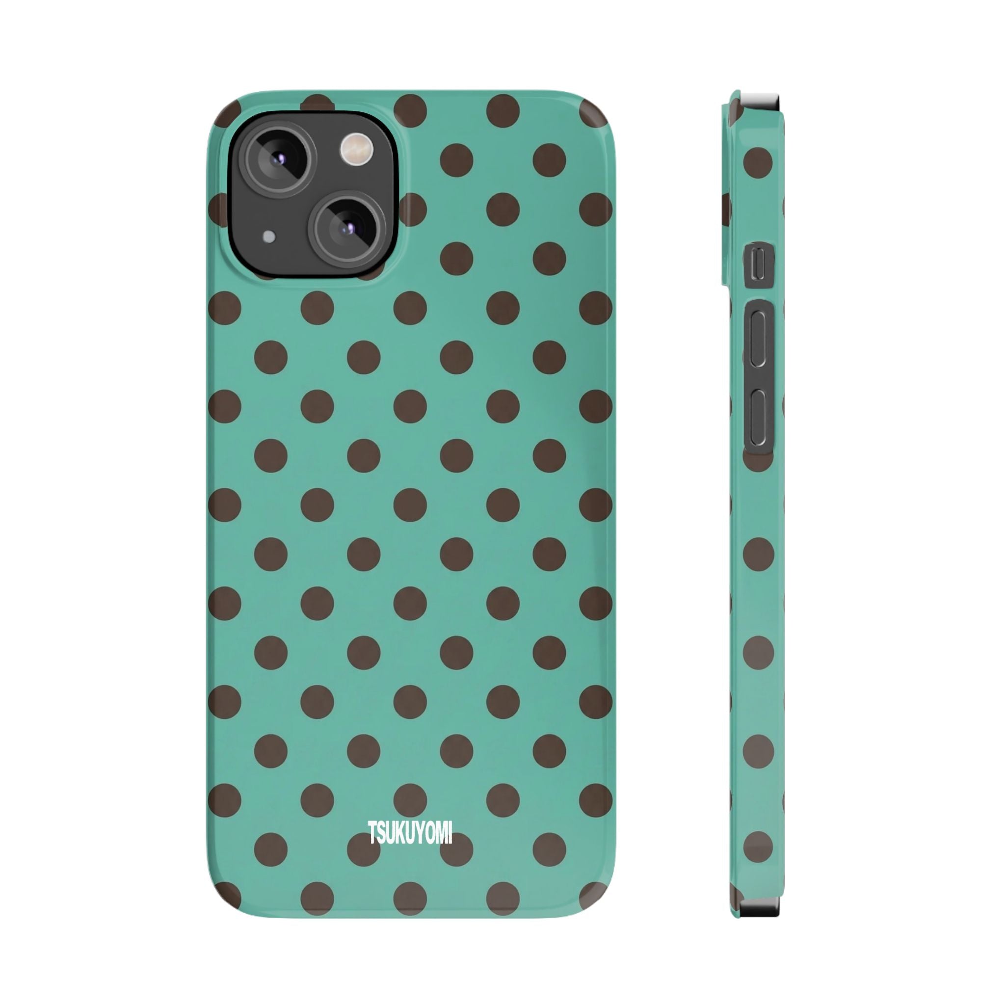 Palm Espresso Polka Dot Phone Case